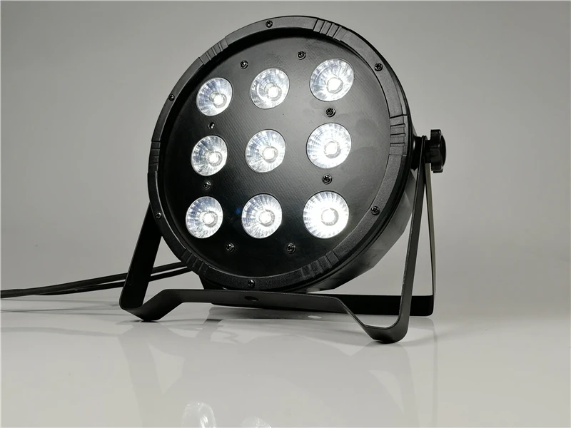 8 шт./9x12 Вт led par Светильник rgbw 4в1 плоский dmx dj вечерние красящий светильник|led lights