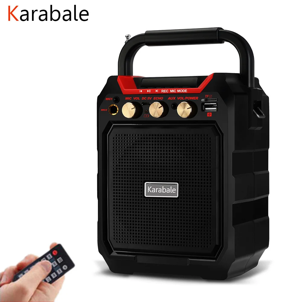 Портативная Bluetooth колонка с дистанционным управлением FM радио 3600