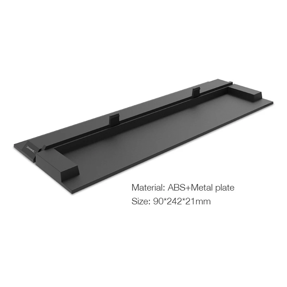  Vertical Stand with ABS Platic Front + Metal Bottom Plate For Xbox One X Console