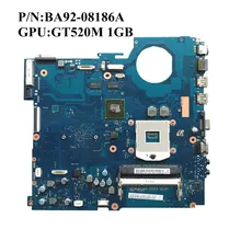 Для samsung RV520 NP-RV520 Материнская плата ноутбука GT520M 1 ГБ DDR3 HM65 BA92-08186A BA92-08186B N12P-GV-S-A1 рабочих