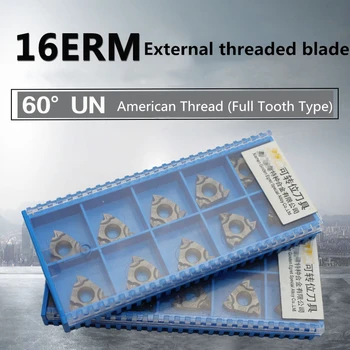 

10Pcs 16ERM 12UN GM3225 60°UN American external thread (full tooth type)