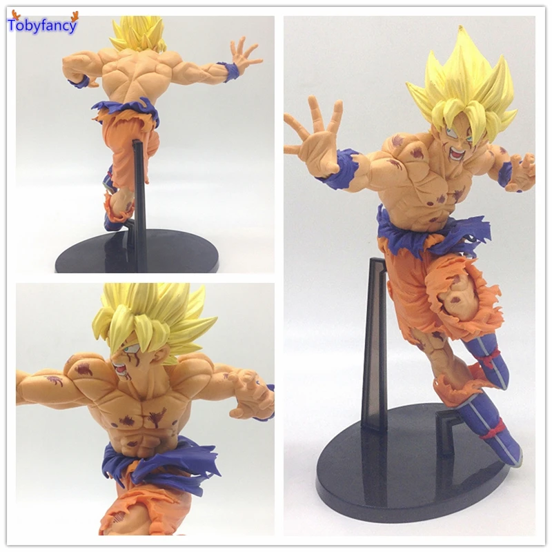 Tobyfancy Dragon Ball Z Фигурки Гоку dxf Аниме Драконий жемчуг: рисунок pvc 210 мм esferas del дракон