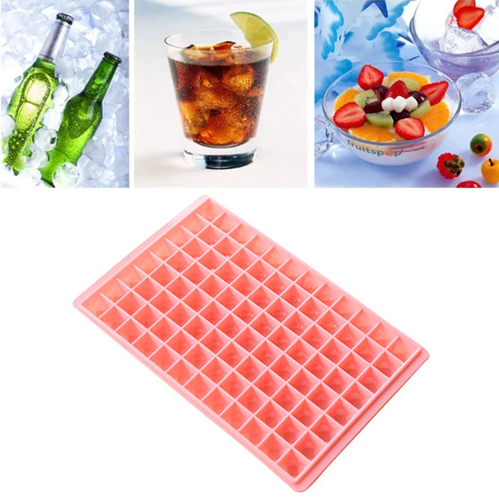 

Aihogard 96 Grids DIY Creative Small Ice Cube Mold Square Shape Silicone Ice Tray Fruit Ice Cube Maker Bar Kitchen Accessories