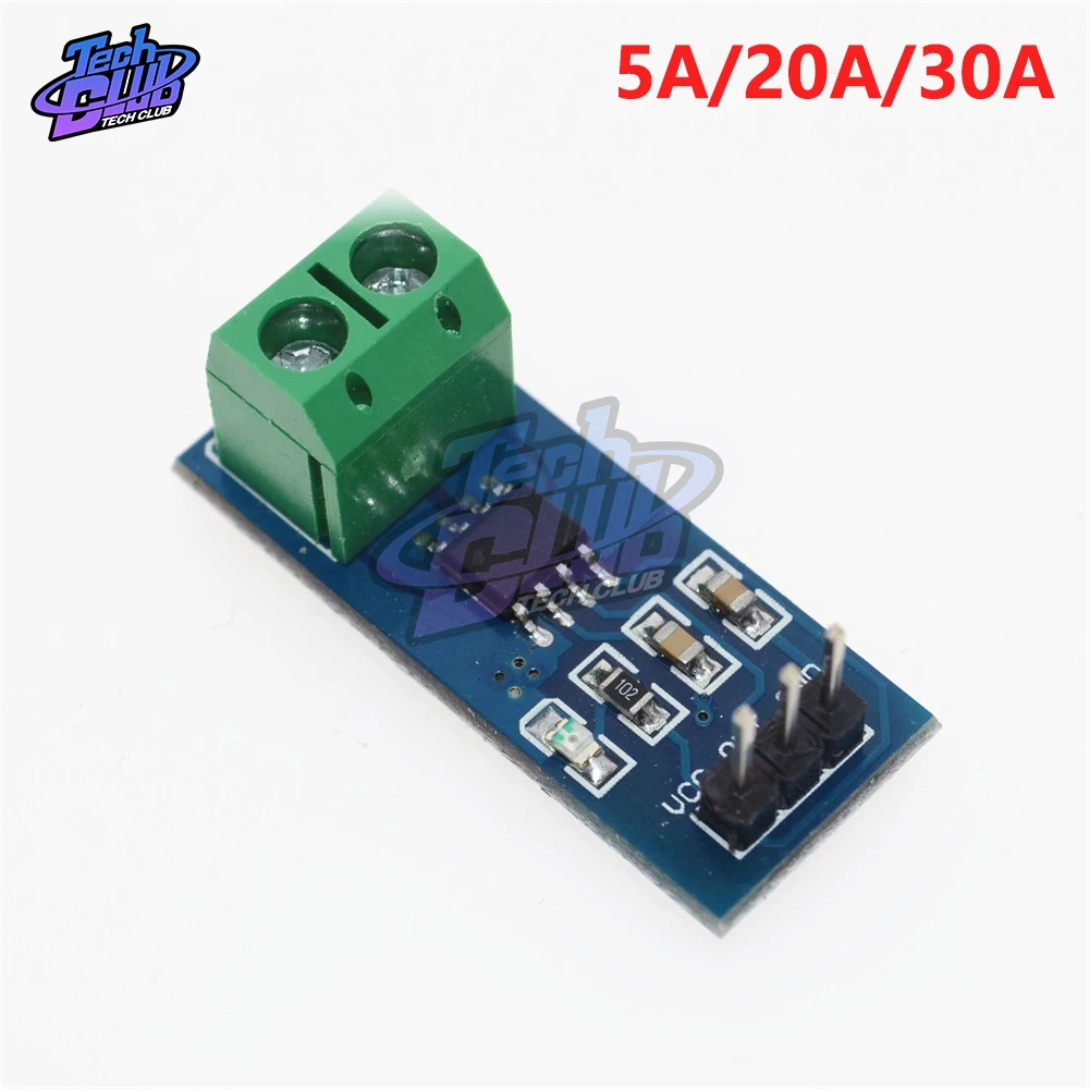 

1PCS ACS712 5A/20A/30A Range Hall Current Sensor Module ACS712 Module for Arduino