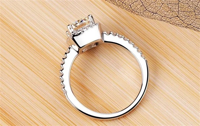 Silver rings for women with a classic design,