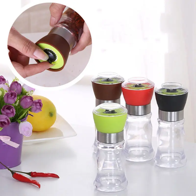 Stainless Steel Pepper Grinder Hand Twist Spice Salt Mill Manual Kitchen Tool