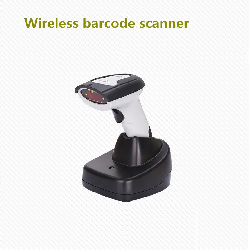3900 Wireless barcode scanner with base charger and receiver in one barcode reader bar code gun for warehouse supermarket