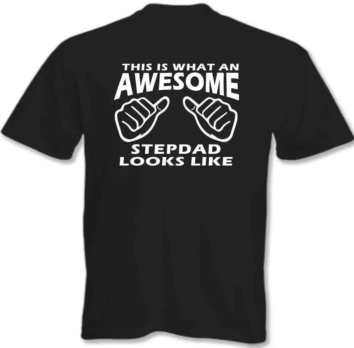 Awesome Stepdad-Мужская забавная футболка подарок отцы день рождения человек