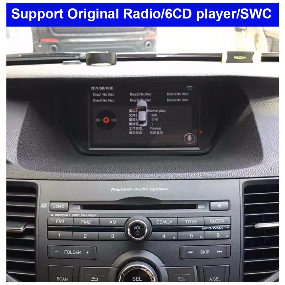 Clearance Android 8.1 ROM32GB Quad core for Acura Tsx 2009-2014 Car radio GPS Navigation Player Radio Multimedia HD 2