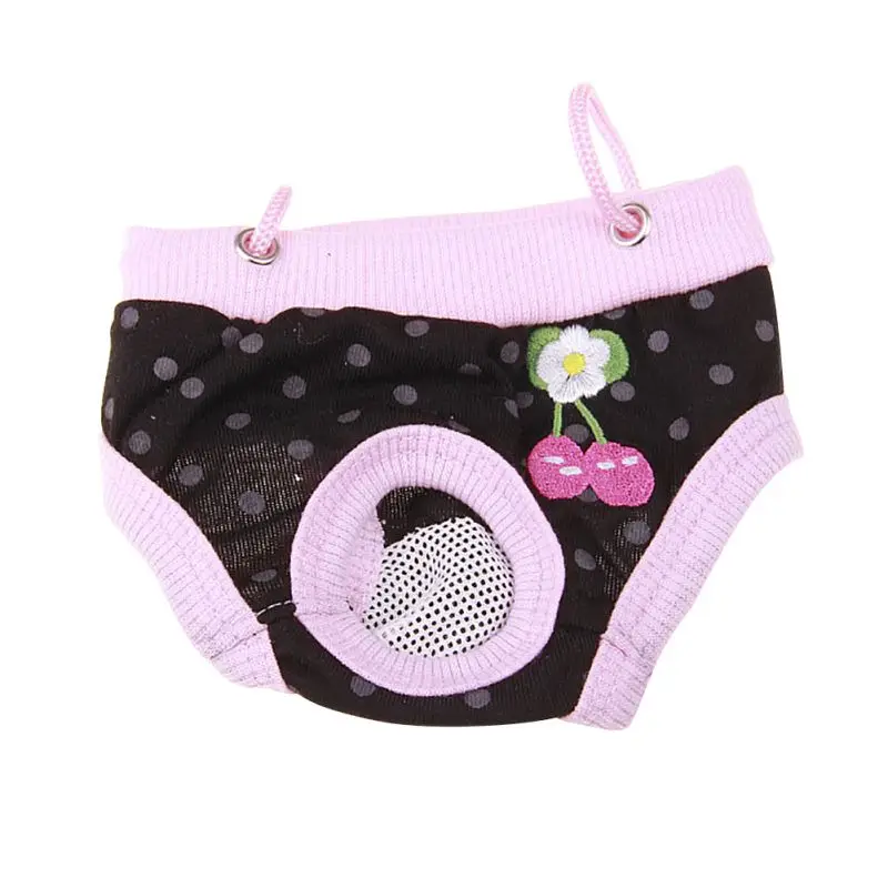 

Lovely Pet Dog Puppy Sanitary Pant Short Panty Striped Diaper Underwear