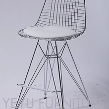 Минималистский современный Дизайн металла Стальная проволока барный стул Провода стул Мебель для баров Гостиная счетчик стул отдыха барный стул