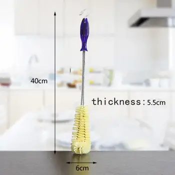 

Cleaning Brush Long Handle Flexible Practical Brush Bottle Glass Washer Kitchen Teapot Washing Cleaning Kitchen Tools