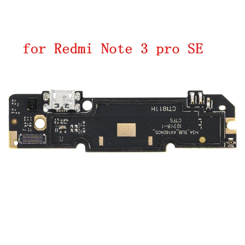 note 3 pro SE Usb-порт для зарядки, гибкий кабель, соединитель для Xiaomi Redmi Note 3/4/Note 3/4 Pro/4A/5A/4X/2 2A/3 S, микрофонный модуль - Цвет: note 3 pro SE