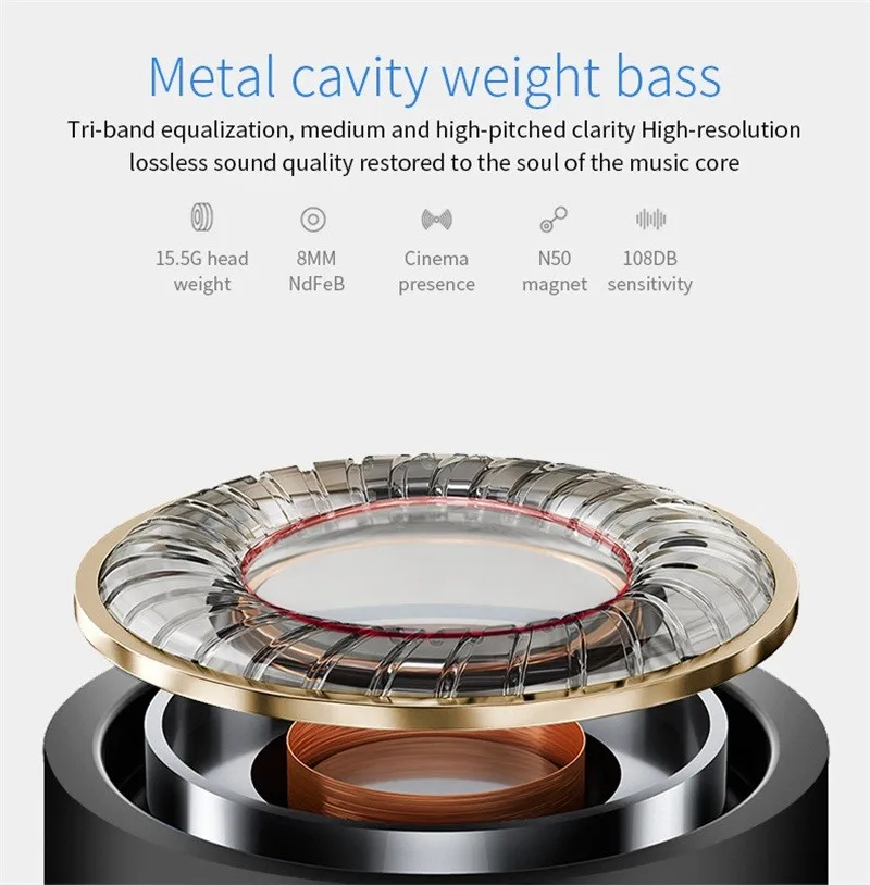 bluetooth earphone wireless headphones bluetooth 5.0 earobuds headset with mic for earpods (9)