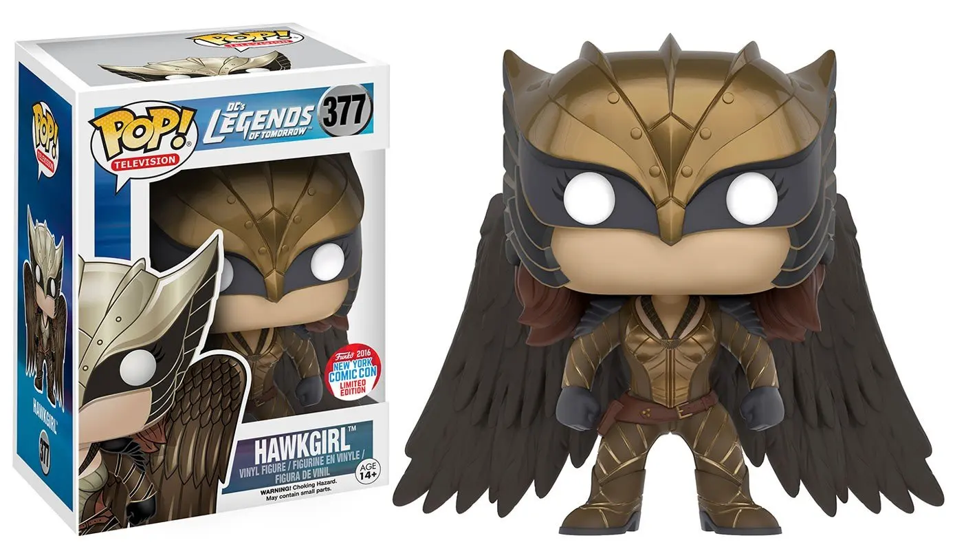 2016 NYCC эксклюзивный Funko pop официальный DC's Legends of Tomorrow - Hawkgirl Виниловая фигурка