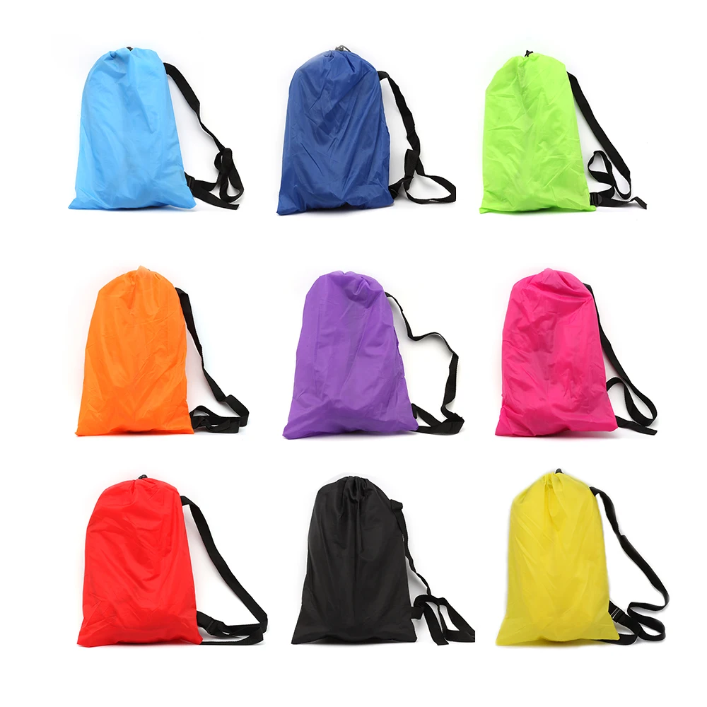 

Lazy Bag Sleeping Bag Fast inflatable hammock Camping Air Sofa Sleeping Beach Bed Banana Lounge Bag Air Bed Lounger