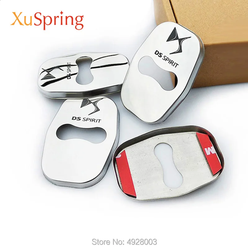 

Car Door Lock Covers Protection Stainless Steel Styling Accessories For DS Spirit DS3 DS4 DS4S DS5 DS5LS DS6 DS7