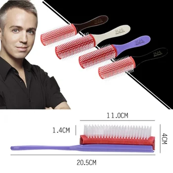 

Natural Hair Comb Bristle Hairbrush Wet Curly Detangle Hair Brush Hairdressing Massage Styling Tools