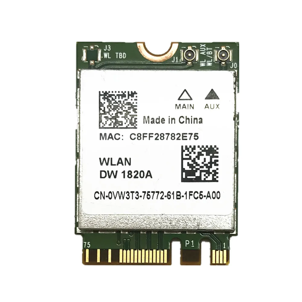 Для беспроводной карты Broadcom BCM94350ZAE DW1820A 802.11AC 867 Мбит/с NGFF Bluetooth 4 1 менее чем DW1560|wireless