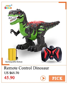 Snaen/Электрический радиоуправляемый динозавр с дистанционным управлением, игрушки для прогулок Тираннозавр Рекс, перезаряжаемый Динозавр для мальчиков, Детский Светильник со звуком