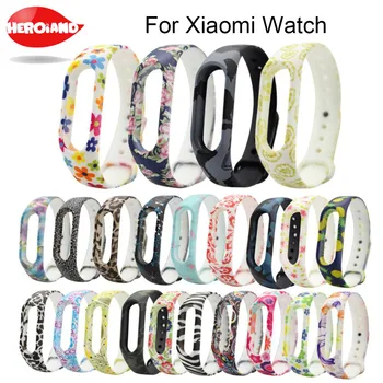 

Colorful Silicone Strap for Xiaomi Mi Band 2 Strap Miband 2 Wristband Replacement Smart Band Accessories wrist Strap Bracelet