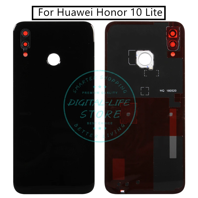 

Original For Huawei Honor 10 Lite Battery Housing Back Cover Glass Honor10 Lite Rear Door Housing Replacement Repair Spare Parts