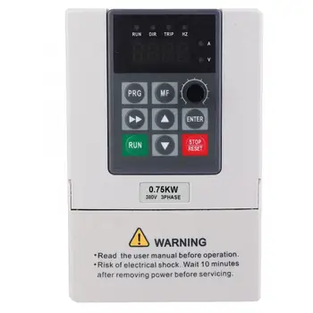 

380V 0.75KW VFD Variable Frequency Drive Inverter for Motor Speed Control 3-Phase Input Output VFD Inverter