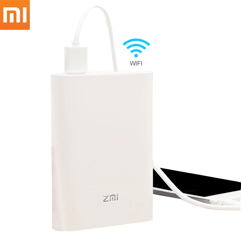 Meilleur D origine Xiaomi Zmi MF855 7800 mah 3g 4g Routeur Sans Fil Portable Mobile Unicom Télécom 4g LTE Wifi routeur Avec Banque D alimentation Mobile