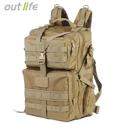 Outlife 45L Военная Униформа Тактический рюкзак армии Молл Сумка нападение рюкзак походный рюкзак для Открытый пеший Туризм Кемпинг Охота