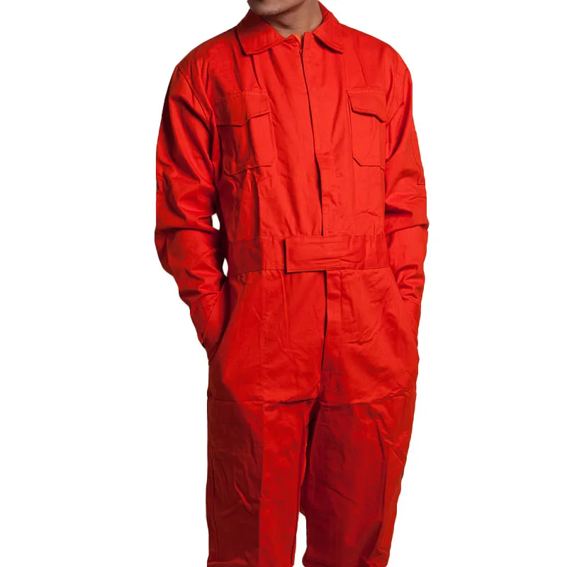 melhor Homens Macacão de Trabalho Macacão de Manga Longa de Trabalho Workwear Uniformes de Trabalho de Algodão Confortável Reparador Reparação Auto Plus Size M 4XL