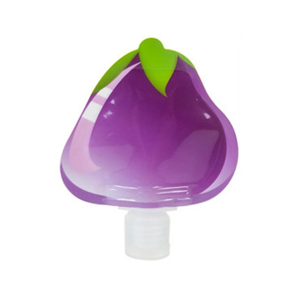 Aihogard 1 шт. мини милые фрукты пустая бутылка для шампуня портативный полимер для Traveler косметический крем путешествия Reffilable интимные аксессуары - Цвет: 04