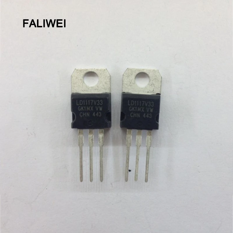 10PCS/LOT LD1117V33 LD1117 TO220 3.3V 0.8A new original-in Integrated ...