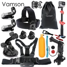 Vamson для GoPro Аксессуары 14 в 1 компл. 3 Way монопод Плавающий поплавок для GoPro Hero 5 4 3 для Xiaomi VS04
