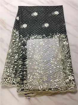 

new african lace fabric african swiss voile lace 2017 yellow white cupion french net lace for sewing accessories Sky blue black