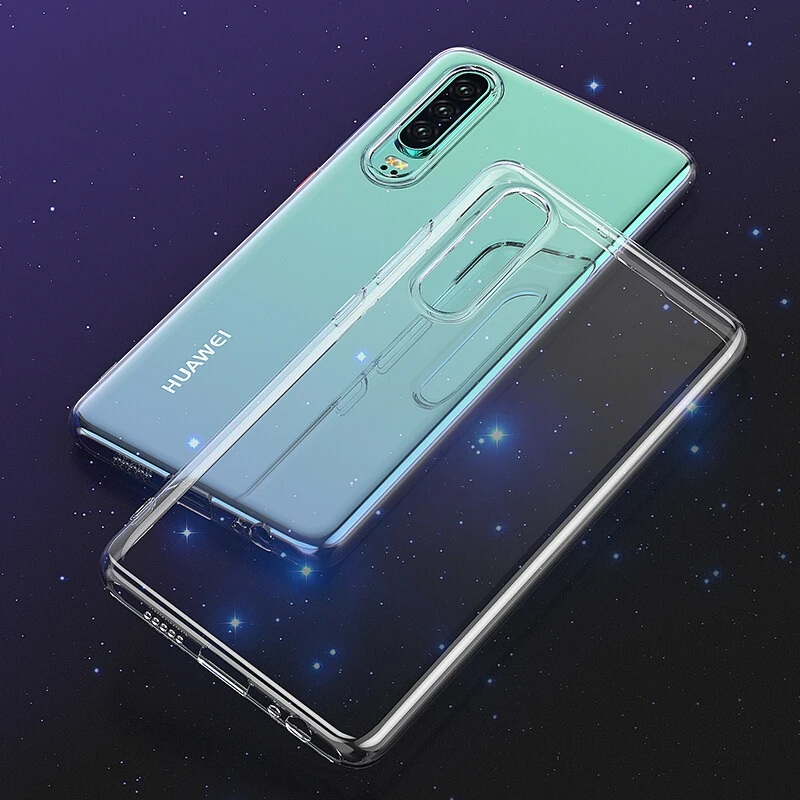 

For Huawei P30 Lite Case Transparent Silicone Protective Back Cover Pouch For Huawei P30 Plus P 30 Pro case Anti-knock Bumper