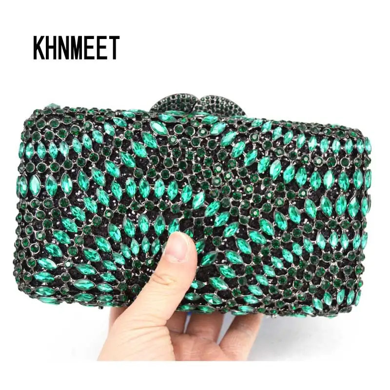 Laisc люкс кристалл алмаза Вечеринка сумка Diamante Женщины Пром клатч леди Pochette ручной работы Свадебная сумка sc141