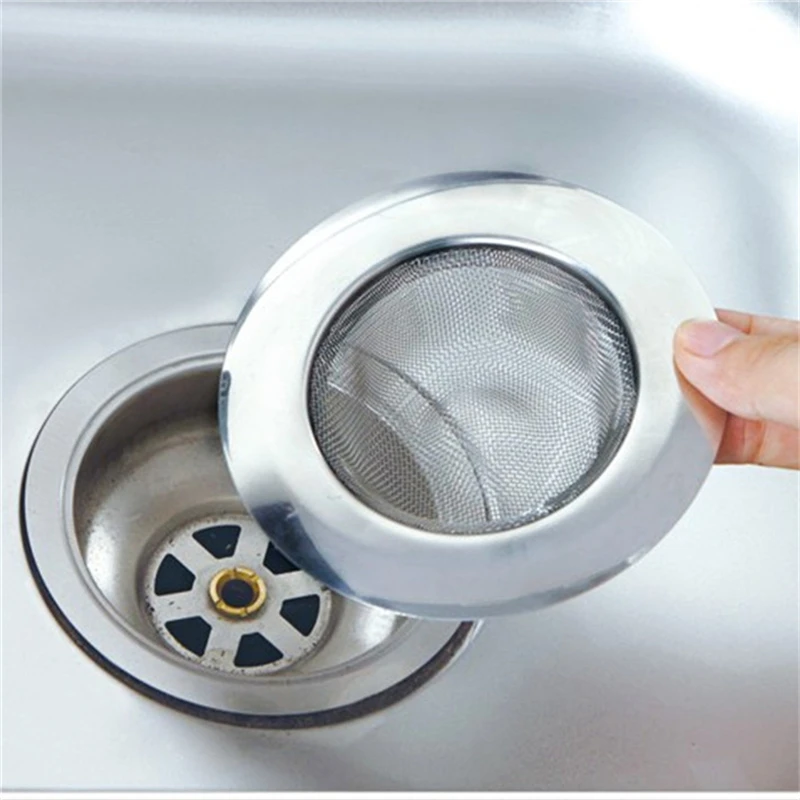 

2017 New Stainless Steel Bathtub Hair Catcher Stopper Shower Drain Hole Filter Trap Metal Sink Kitchen Bathroom Strainer