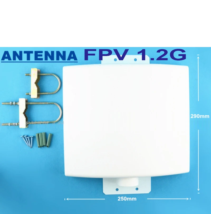 

12DBI 1.2G 1.3G panel antenna for CCTV transceiver 1100-1300Mhz FPV transmitter 1.2G FPV transceiver antenna TX antenna