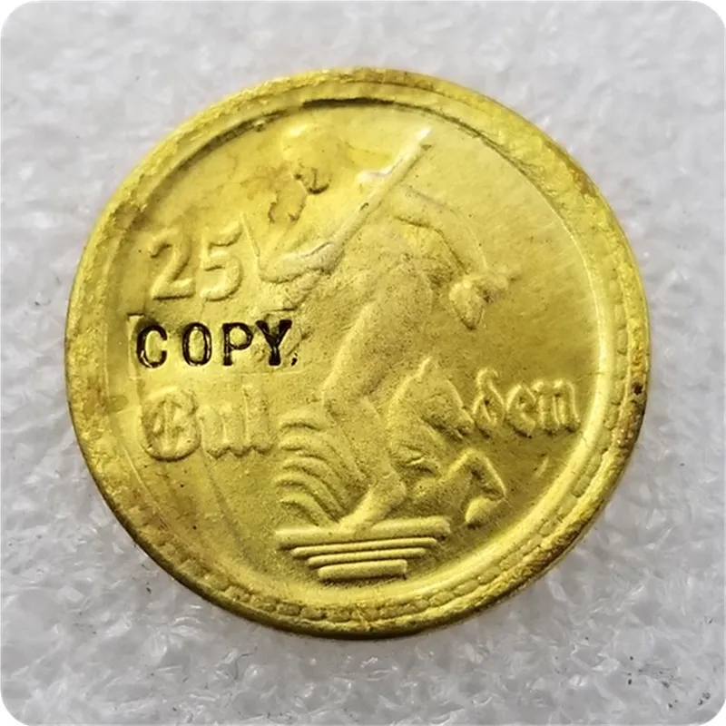 Копия копии 1930 FREE CITY DANZING/GDANSK/25 GULDEN золотая монета КОПИЯ|Безвалютные монеты| |