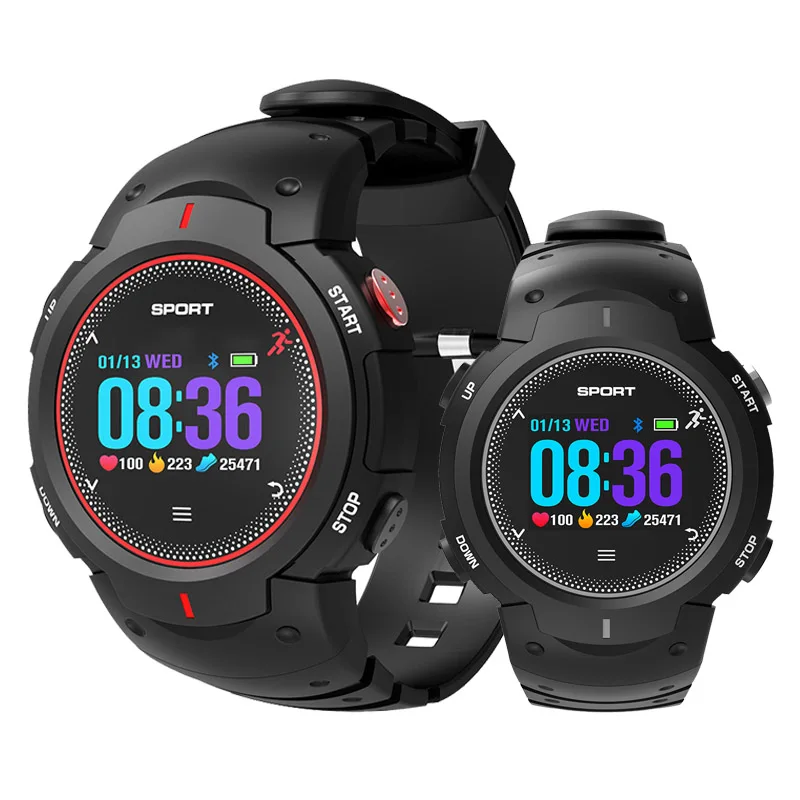 

RUIJIE F13 Waterproof IP68 Fitness Tracker Smart Watch Heart Rate Monitor Bluetooth Smartwatch Remote Camera Multi Sport Watch