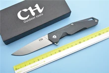 CH-TIANYI1047 folding knife ball bearing titanium handle AUS8 blade folding knife camping hunting survival EDC outdoor tools