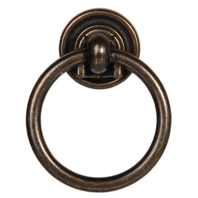 vintage shaky drop rings furniture knob bronze drawer shoe knob