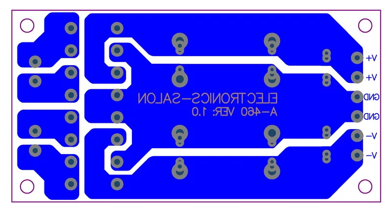 10 шт./партия) al двойной мост полярности нерегулируемый Питание PCB