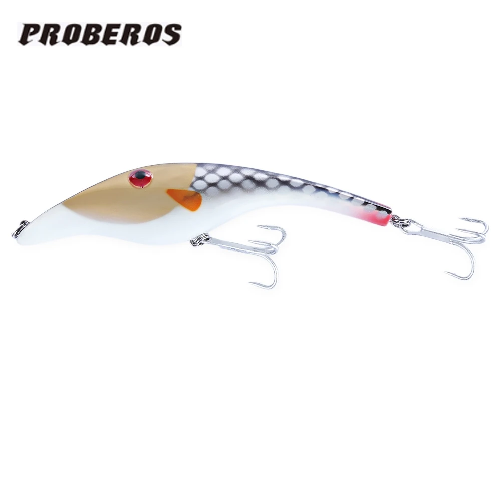 

PRO BEROS 1pc Proberos Hard Fish Shape Fishing Crank Bait Artificial Bait