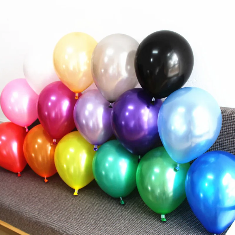 Silver Gold Balloons 20 Pc 12 Inch Pearl Color Latex Balloons 3 2