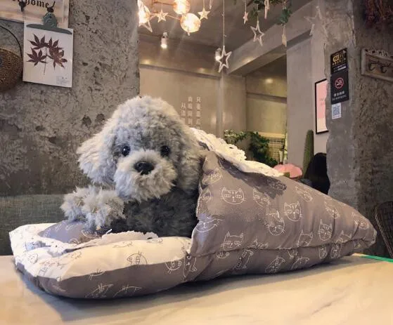 Dog Mat Cat Sofa Pet Bed Sleep Bag Teddy Cat Puppy Soft House Fall Winter Nest Kennel