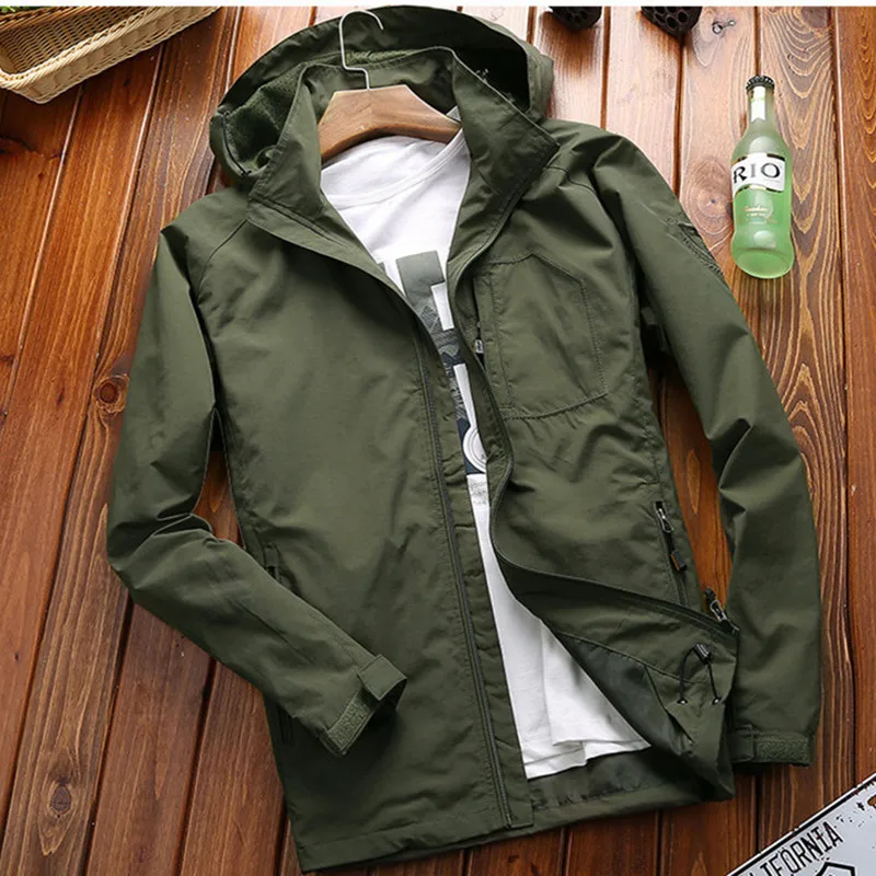 Online Bomber Jacken und Mäntel Männer Frühling 2019 Neue Dünne Atmungsaktiv Schnell Trocknend AFS JEEP Marke Militare Armee Kleidung Casual