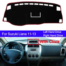 Dashboard-Cover Clock Dashmat-Pad Suzuki Liana Car for with Carpet Sun-Shade Auto Car-Styling