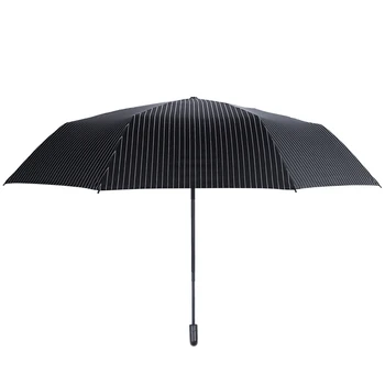 

Automatic German Umbrella Folding Windproof Military Black Plastic Umbrella Large Creative Paraplu Uv Protection Parasol 50ys100