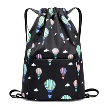 Модный нейлоновый рюкзак, рюкзак с миньонами для женщин и мужчин, сумки на шнурке для девочек, пляжный рюкзак для путешествий, сумка на плечо для подростков